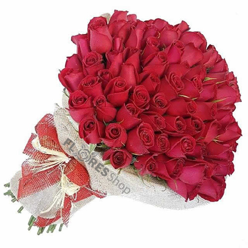 1742 Quanto Amor | Surpreenda com 60 rosas