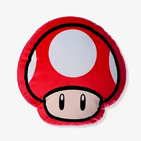 Almofada cogumelo Vermelho Super Mario Bros