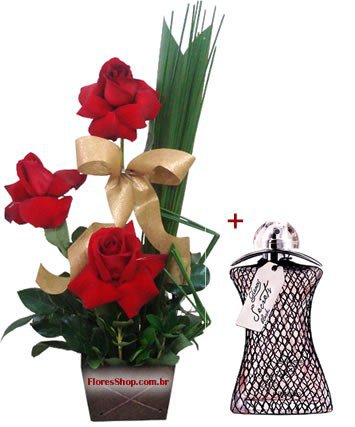 Glamour Secrets Black & Rosas Vermelhas