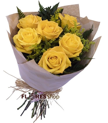 Buquê especial com rosas amarelas